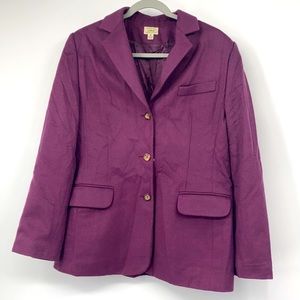 L.L. Bean Purple Blazer